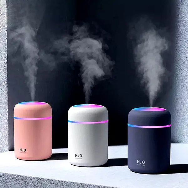 USB Electric Aromatherapy with LED Colorful Light RGB Oil Diffuser Ultrasonic Air Humidifier Mist Maker for Home Office and Car