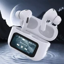 A9 Pro Wireless Earbuds with Touch Screen Display ANC