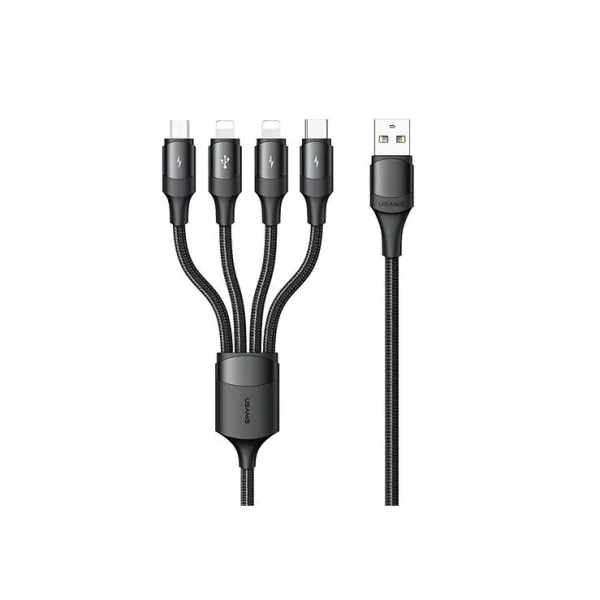 Usams US-SJ516 4-in-1 Aluminum Alloy Data Cable